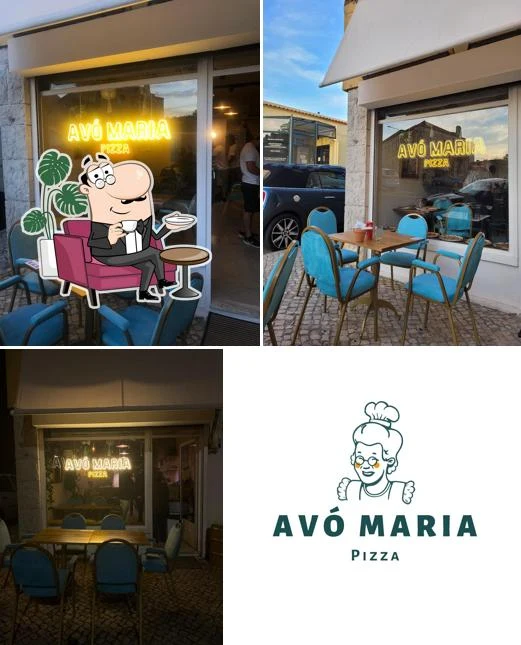 Sala da Avó Maria Pizza na Parede